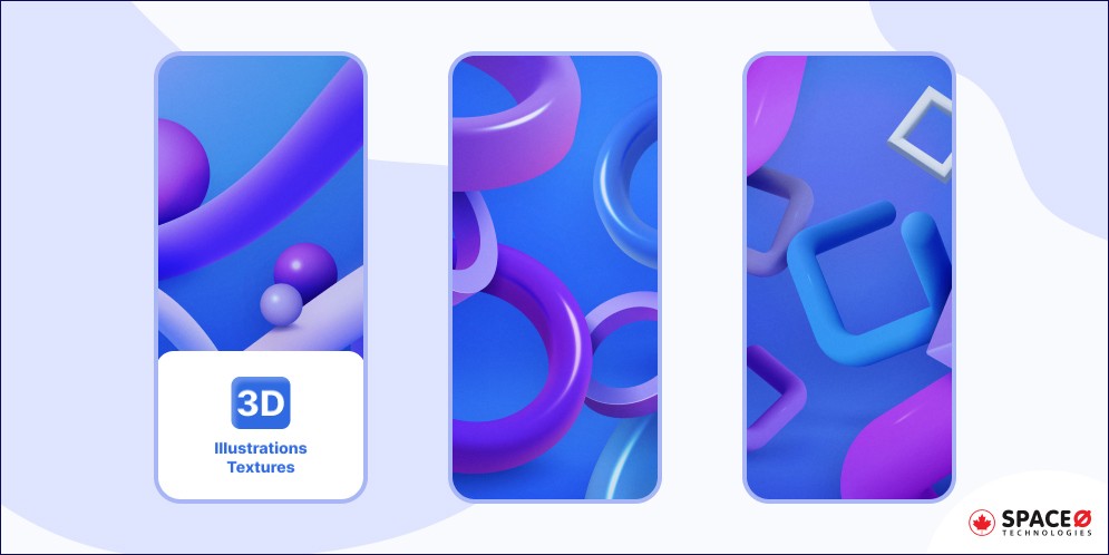 Soft 3D Illustrations Textures