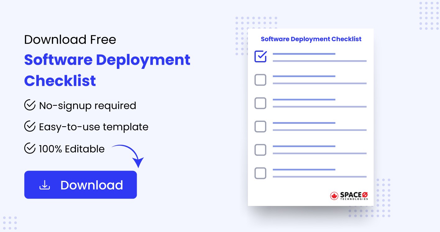 Download Free Software Deployment Checklist