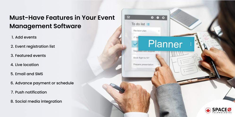 Must-Have Features in Your Event Management Software