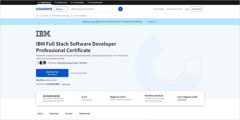 IBM-full-Stack-cloud-developer-professional-certificate