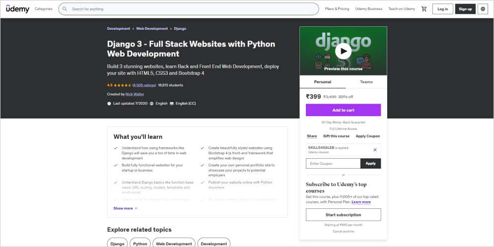 udemy-django-full-stack-websites-with-python