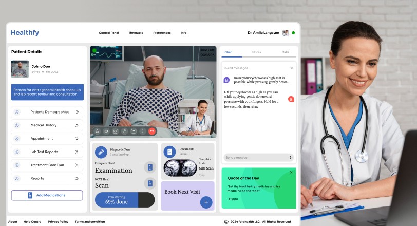 Telehealth Video Consultation System