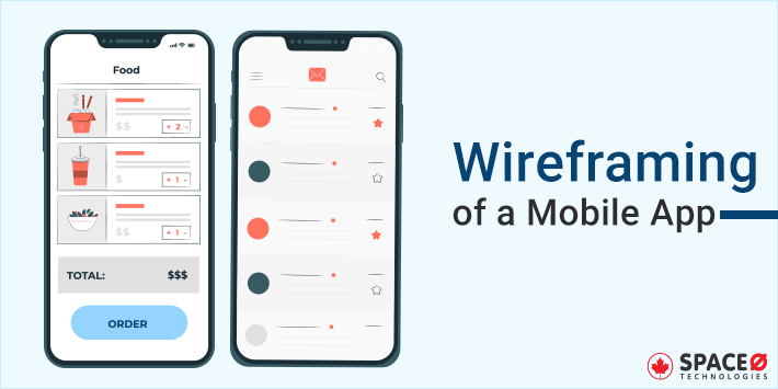 Wireframing of a Mobile App